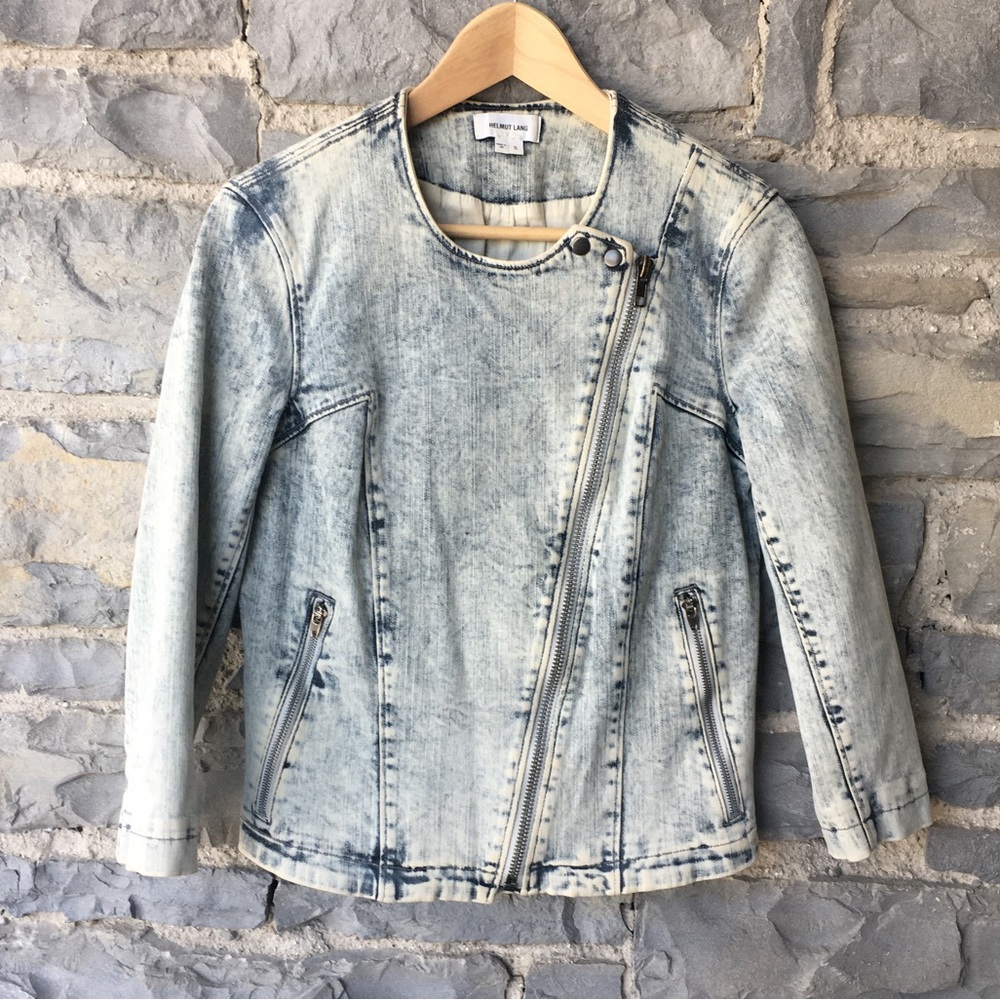 Helmut Lang Jean Jacket Acid Wash